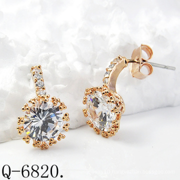 New Design 925 Silver Fashion Earrings Imitation Jewelry (Q-6820)